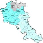 Územně členské obce 2021-2027 - mapa
